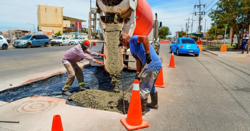 Anuncian rehabilitación de calles en colonias de Guaymas