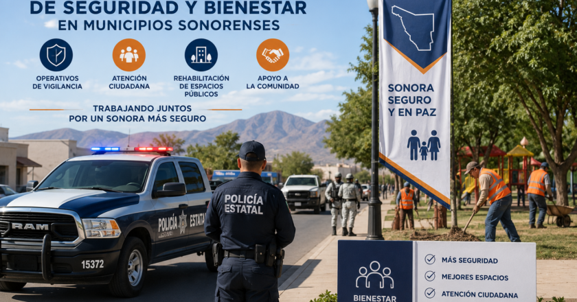 Refuerzan estrategias de seguridad y bienestar en municipios sonorenses